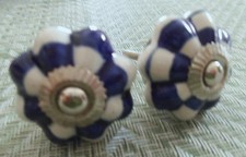 CABINET KNOBS CERAMIC TWO PIECES