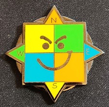 Geo-Smirk Geocoin - Activated Adoptable - TB1PM78