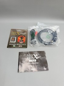 SNK NEO GEO X GOLD Limited Edition Console System - CIB - Excellent Condition