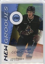 2024-25 Upper Deck SP Game Used New Grooves Auto Josh Doan #NG-13 Auto n2k