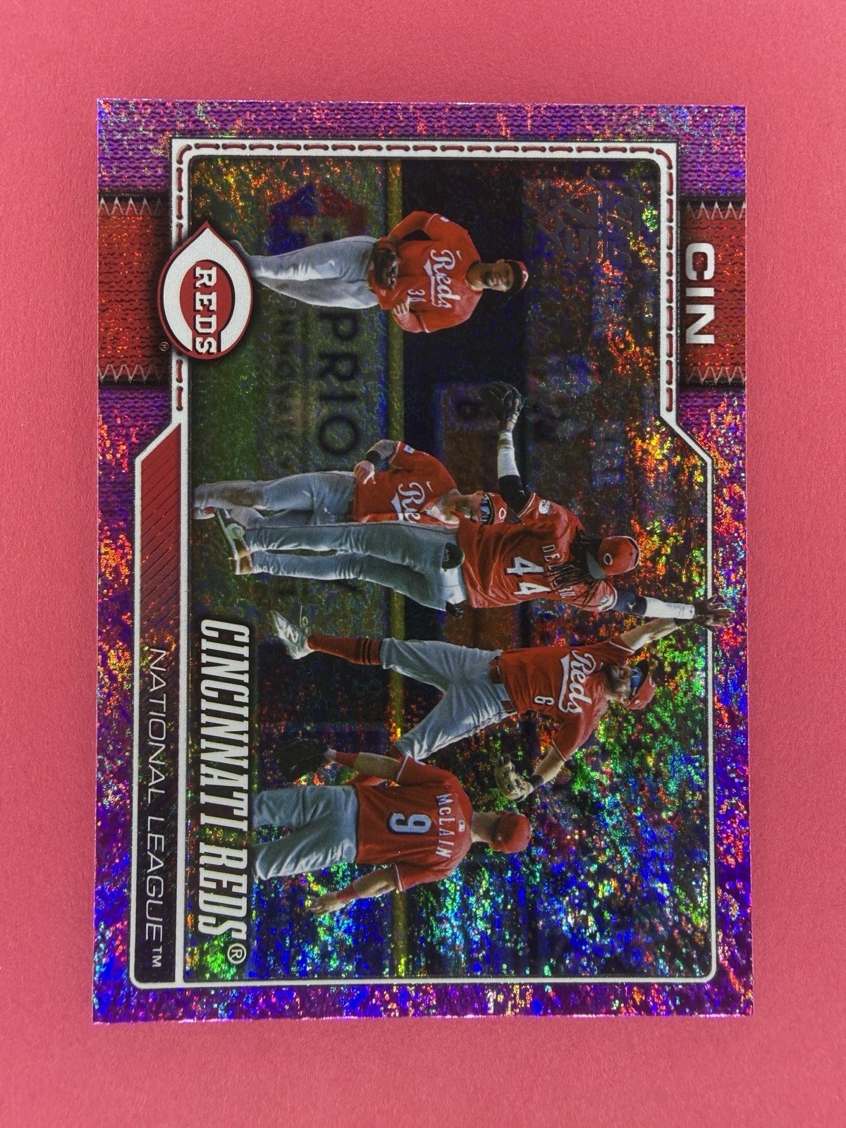Cincinnati Reds 2026 Topps Series 2 Pink Holo Foil #488 NM-MT
