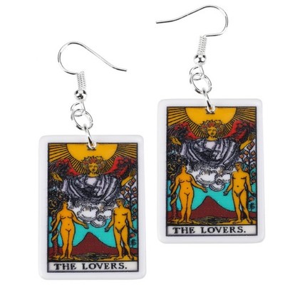 Gemini Jewelry for Women - Lovers Earrings - Sun Sign Jewelry (Gemini - The Love