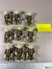 Vintage Star Wars Kenner Yoda light green figure lot x9 #3
