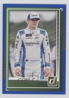 2025 Panini Donruss NASCAR Blue 107/199 Carson Kvapil #59 2zr