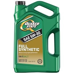 Quaker State Full Synthetic 5W-30 Motor Oil, 5-Quart