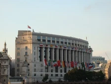 Photo A3 View of Unilever House from the South Bank London Unilever Hous c2012