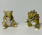 Sandshrew + Sandslash Pokémon Vintage TOMY Figure 1990s Nintendo C.G.T.S.J. #126