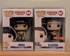 Funko Pop Stranger Things Mike 846 Eleven 847 Target Exclusive Mint