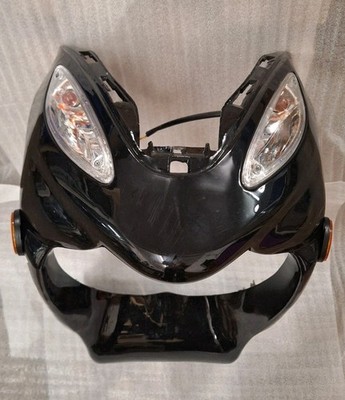 ER2. Rex RS 460 400 Front Verkleidung vorne unten schwarz  + Blinker JSD50QT-13