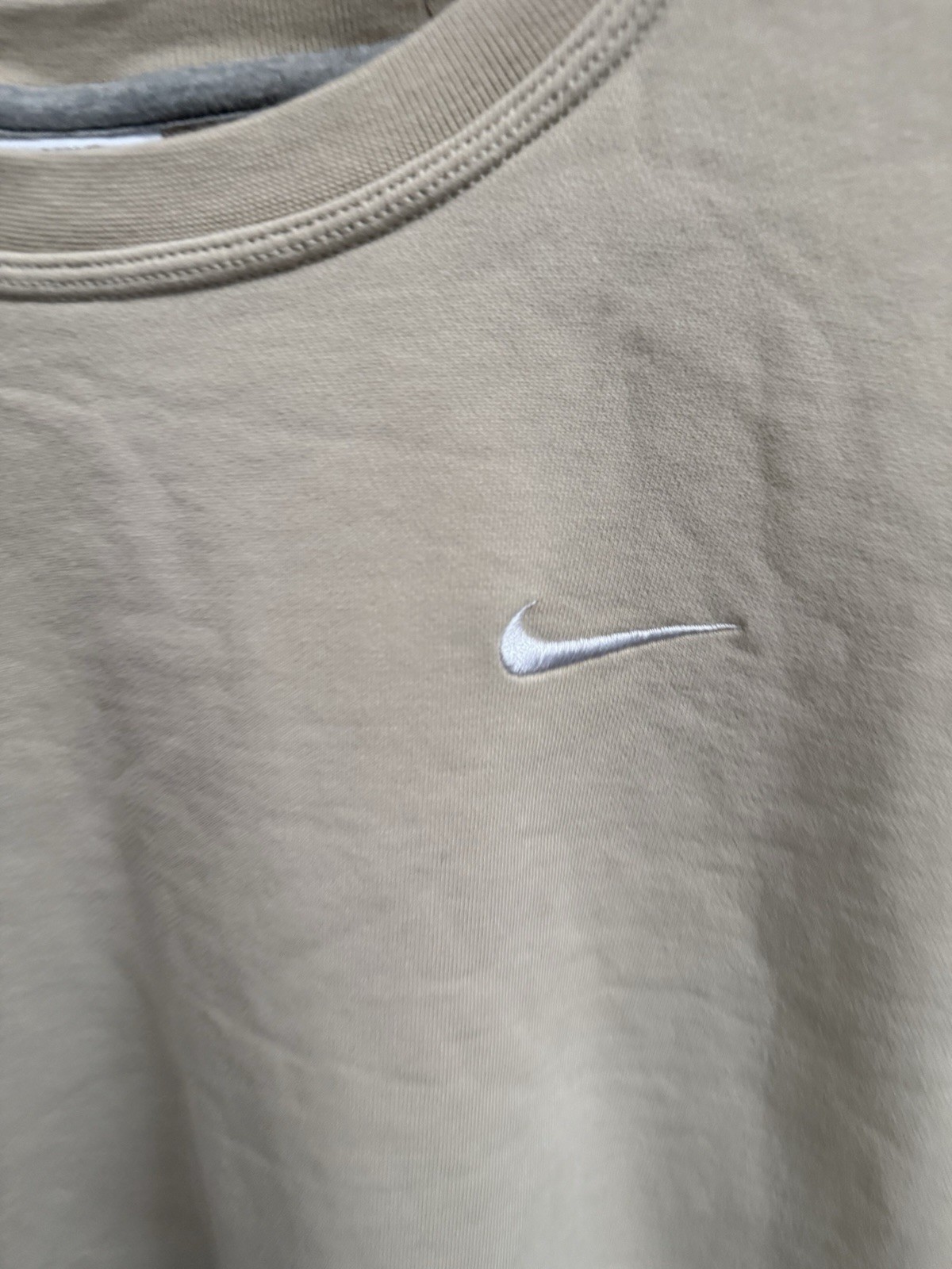 Women’s Nike Light Tan Essential Basic Crewneck S… - image 3