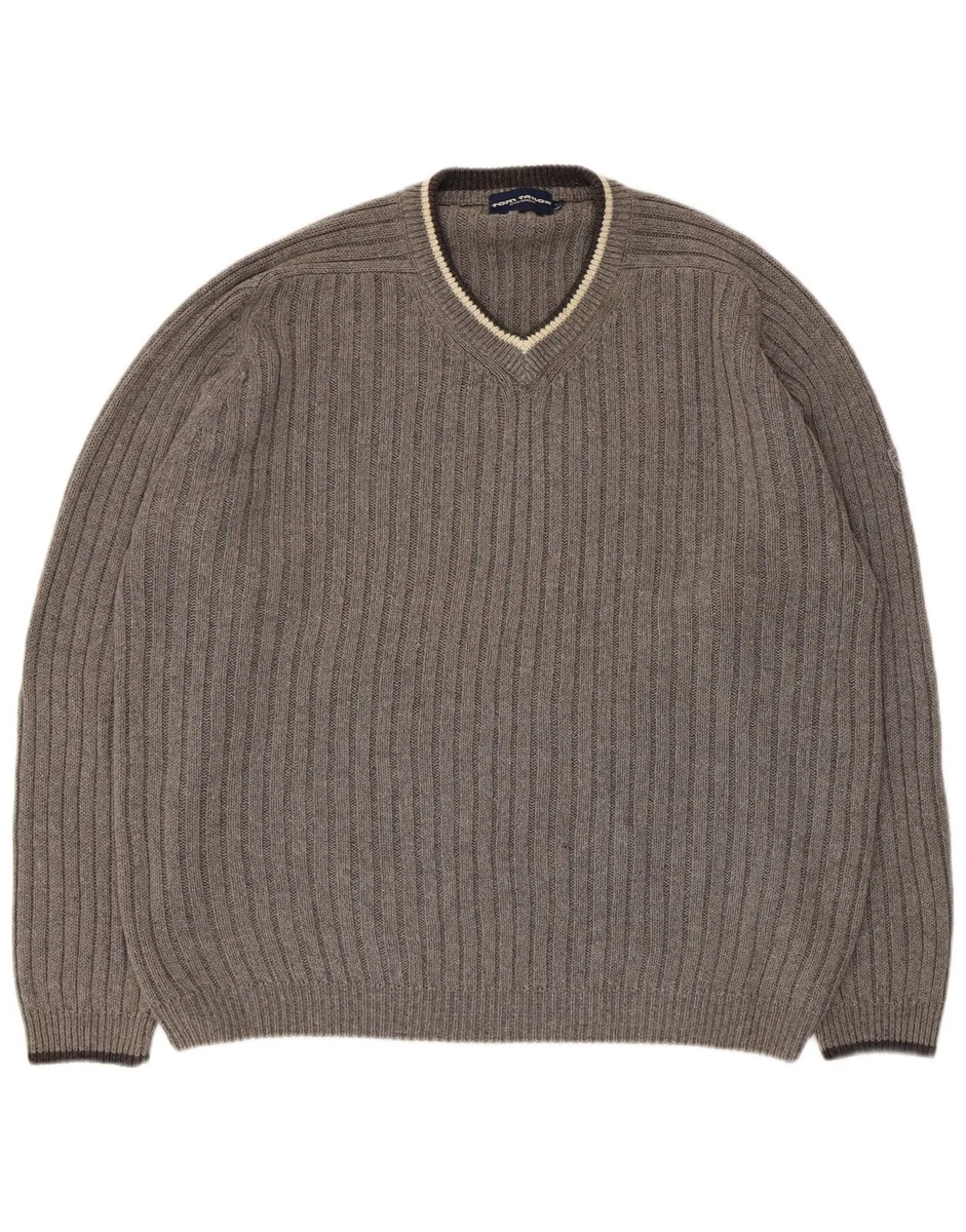 TOM TAILOR Pullover da uomo - bianco