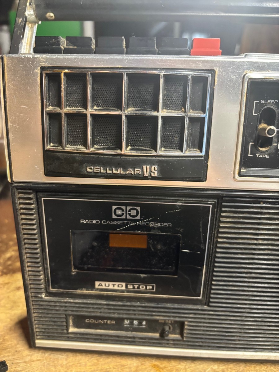 Vintage JVC 9425 AM/FM Radio Cassette Recorder Japan 1970's Tested