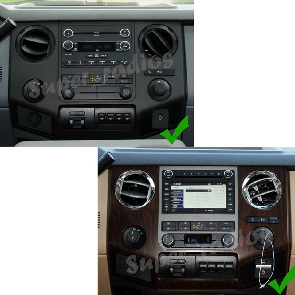 12.1" Android 13.0 Tesla Vertical Screen GPS Radio for Ford F450 F650 2009-2014 Foto 2 de 4