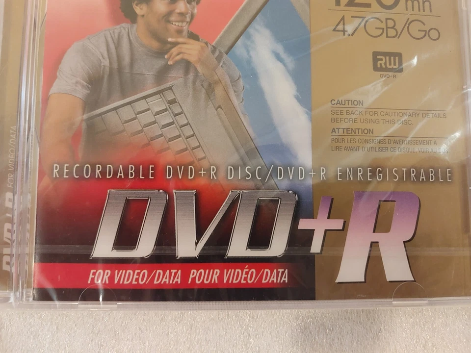 JVC Recordable DVD+R Disc 1-4x High Speed 120 min. 4.7 GB. SEALED. - Image 2 of 4