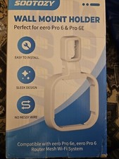 Wall Mount Holder for Eero Pro 6E/Pro 6 Mesh Wi-Fi System 3 Pack White