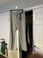 ann taylor loft light grey marissa dress pants