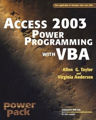 Access 2003 Power Programming with VBA Allen G., Andersen, Virgin