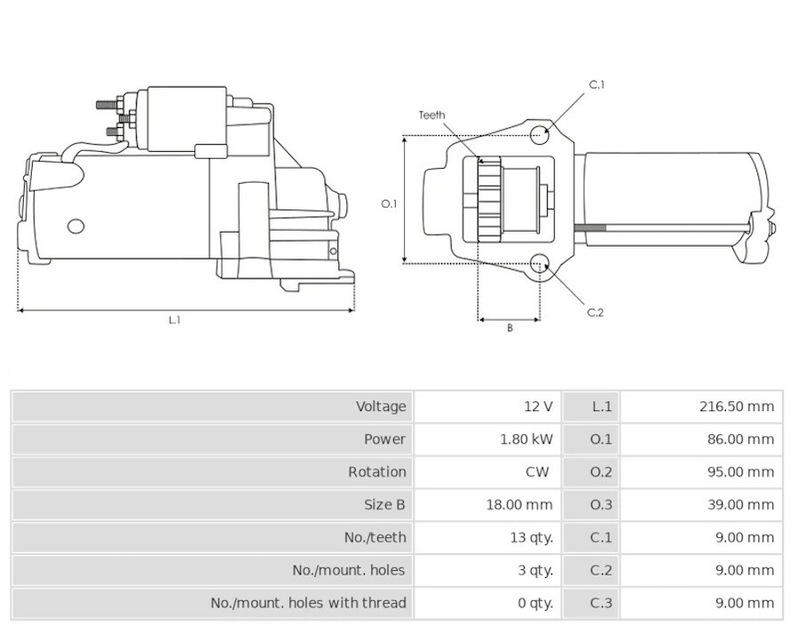 Démarreur 438000-0490 compatible 12418577010 et DRS1184