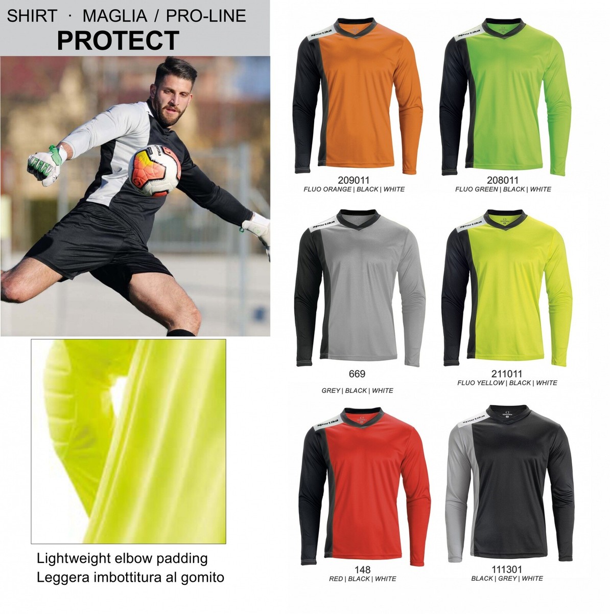 Maglia Portiere Maglie Calcio Sportika Completo Calcio Manica - Main Image
