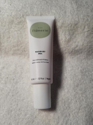 Flanerie ~ Water Lily PHA Pore Refining Exfoliator - Vegan - 1.52oz - New