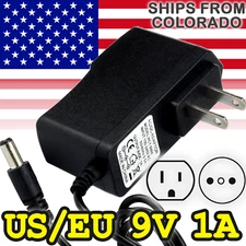 AC/DC Power Adaptor 9V 1A (US/EU) for Arduino, DIY and TTL projects