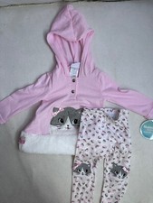 NWT, 2 piece Pants and Hoodie Shirt Set. Size:18 Months