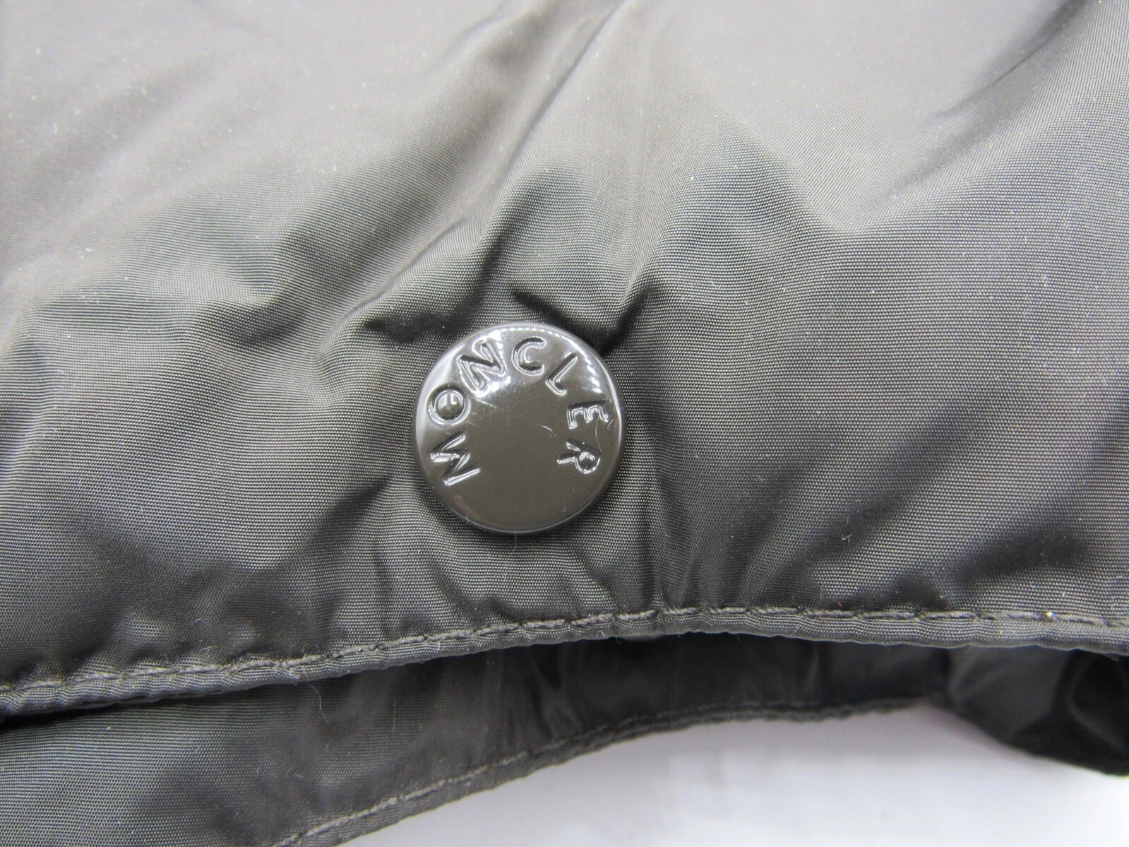 Moncler Maya giacca cappuccio staccabile piumino oliva marrone