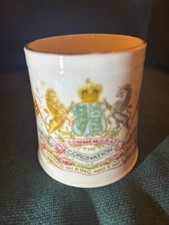 1902 Edward VII Coronation Mug - British Empire - King and Emperor