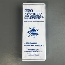 Kids Against Maturity Family Party Game - Core Game & Expansion Pack 1 - NEW