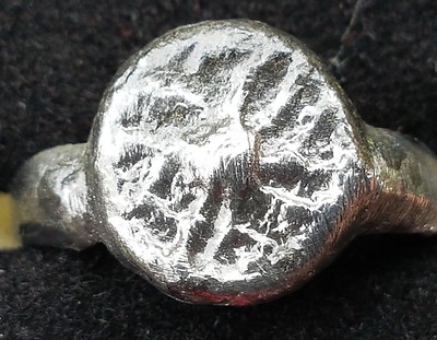 Stunning Solid Silver Roman ladies very rare flower design ring Uk find L13q