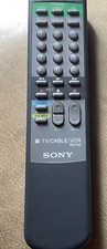 Sony Remote Control For TV/Cable/VCR RM-V10, Black And Grey.