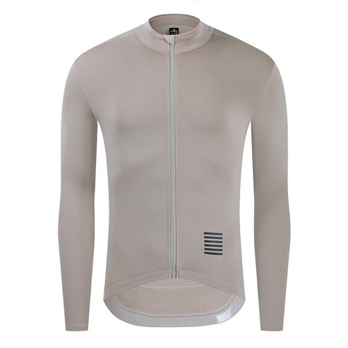Men's Cycling Jersey Long Sleeve Thermal Fleece lining Bicycle Warm Jacket New - Picture 10 of 16