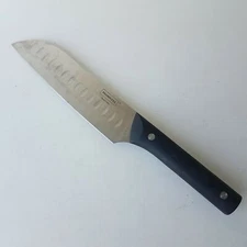 Brandless Santoku Knive 6.5 Inch Blade Black Handle 12-Inch Long Overall