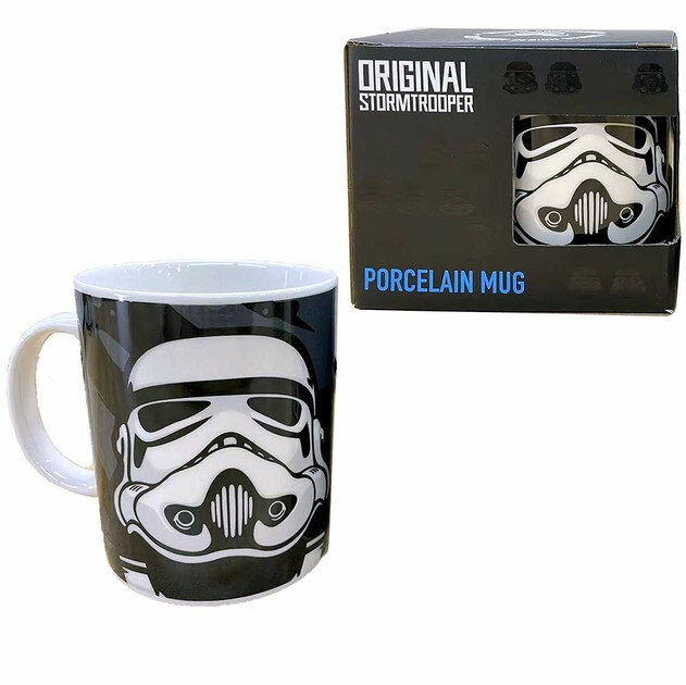 The Original Stormtrooper Black Mug - Porcelain Mug / Cup - Brand New & Boxed