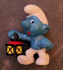 ☆Smurf | Night Watchman | Schleich Peyo 1977 | Rarity Vintage | 1st Edition☆