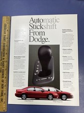 NOS 1997 Dodge Autostick Announcement Dealership Flyer Stratus ES Intrepid ES