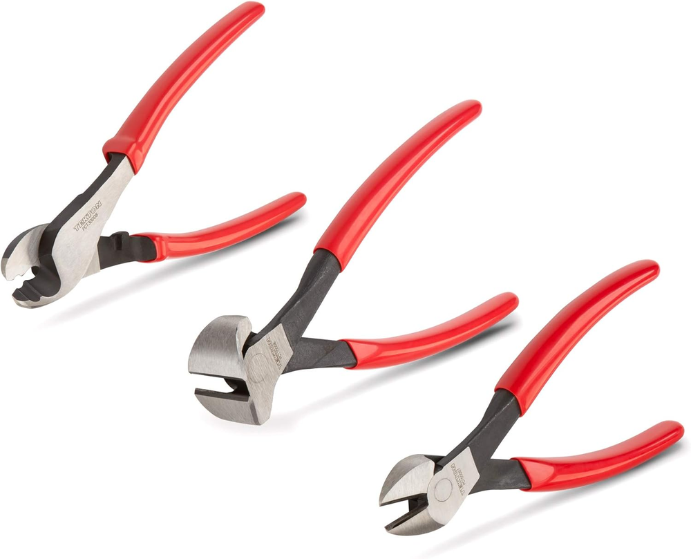 Cutting Pliers Set, 3-Piece (Diagonal Cutting, End Cutting, Cable Cutting) | ...