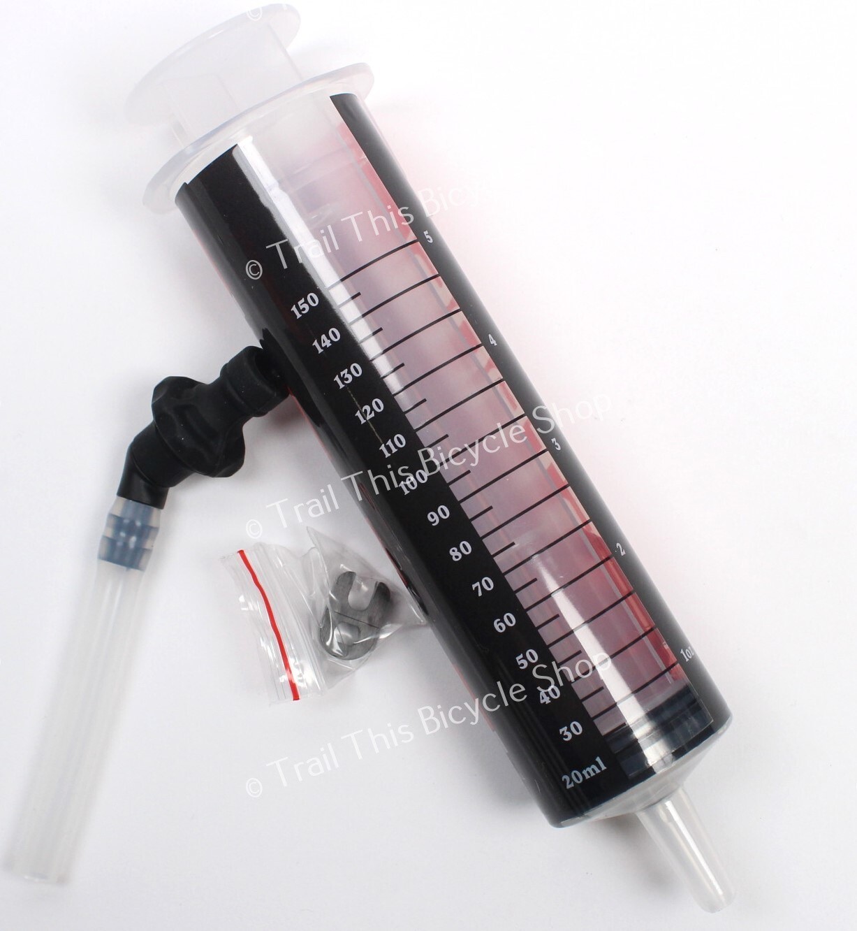 Stans 5oz Tubeless Bike Tire Sealant Injector Syringe Presta / Schrader No Tubes