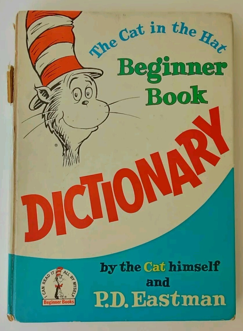 THE CAT IN THE HAT BEGINNER BOOK DICTIONARY PD EASTMAN DR SEUSS