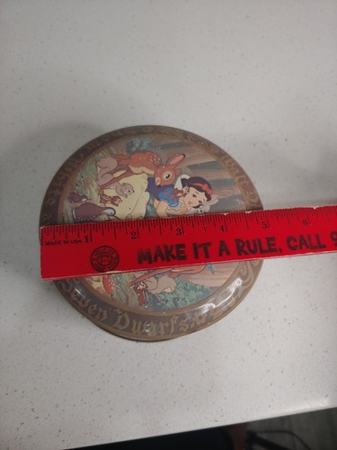 Walt Disney Snow White & The Seven Dwarfs Vintage Tin Box Company Made England - Picture 11 of 11