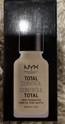 NYX Professional Total Control Drop Foundation -TCDF02/MNR40W Alabaster