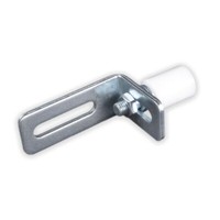 FüHrungsrolle Ø30Mm FüR Schiebetor StüTzrolle Schiebetorrolle Mit L-Winkel 100Mm