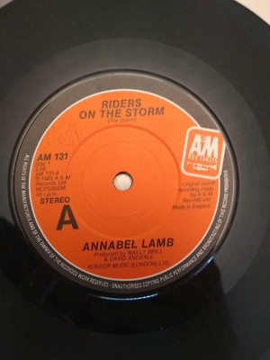 Annabel Lamb AM 131 Riders of the Storm / No Cure 1983 7'' single The Doors Cover