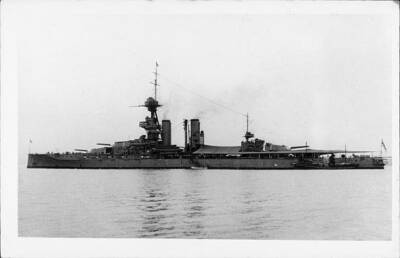 British Royal Navy Battleship HMS Emperor of India SHIPPING NAVAL OLD PHOTO