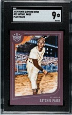 2019 Panini Diamond Kings #21 Satchel Paige PLUM FRAME SGC 9 MINT