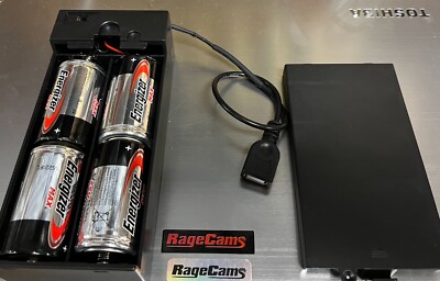 4D Battery Holder Case USB-F Power Pack For Ozark Trail LED Tent