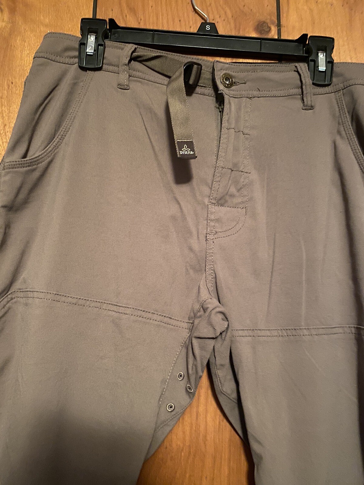 Mens Prana Breathe Hiking Pants Size 35 X 30 Gray Stretch eBay