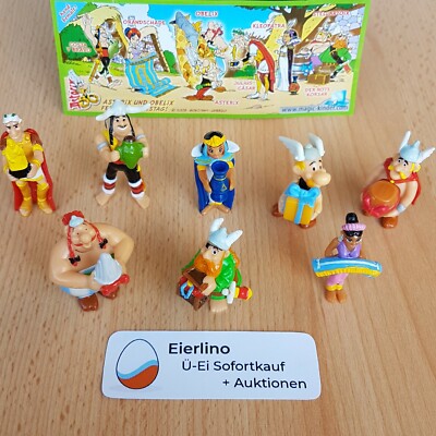FULL SET Asterix 50th anniversary 1.3'' miniatur figurines SPECIAL EDITION kinder