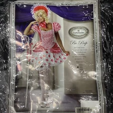 Incharacter Little Bo Peep PINK Costume Halloween Never Worn Adult SZ S 4-6