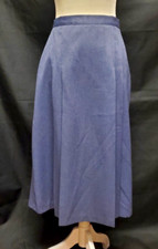 Vintage RRRRRUSS Russ Togs Womens Teal Pleat Skirt Union Made in USA Sz 12